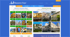 Desktop Screenshot of monasterystays.com